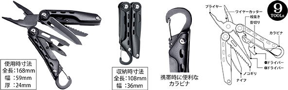 AG-794 BLACK PANTHER Plier 9 TOOLS AG-794 BLACK PANTHER Plier 9 TOOLS
